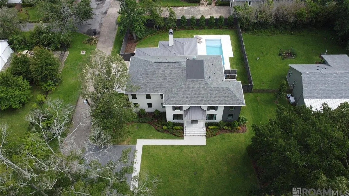 Aerial of the lot