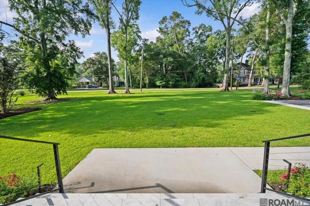 Front lawn at 6411 Goodwood
